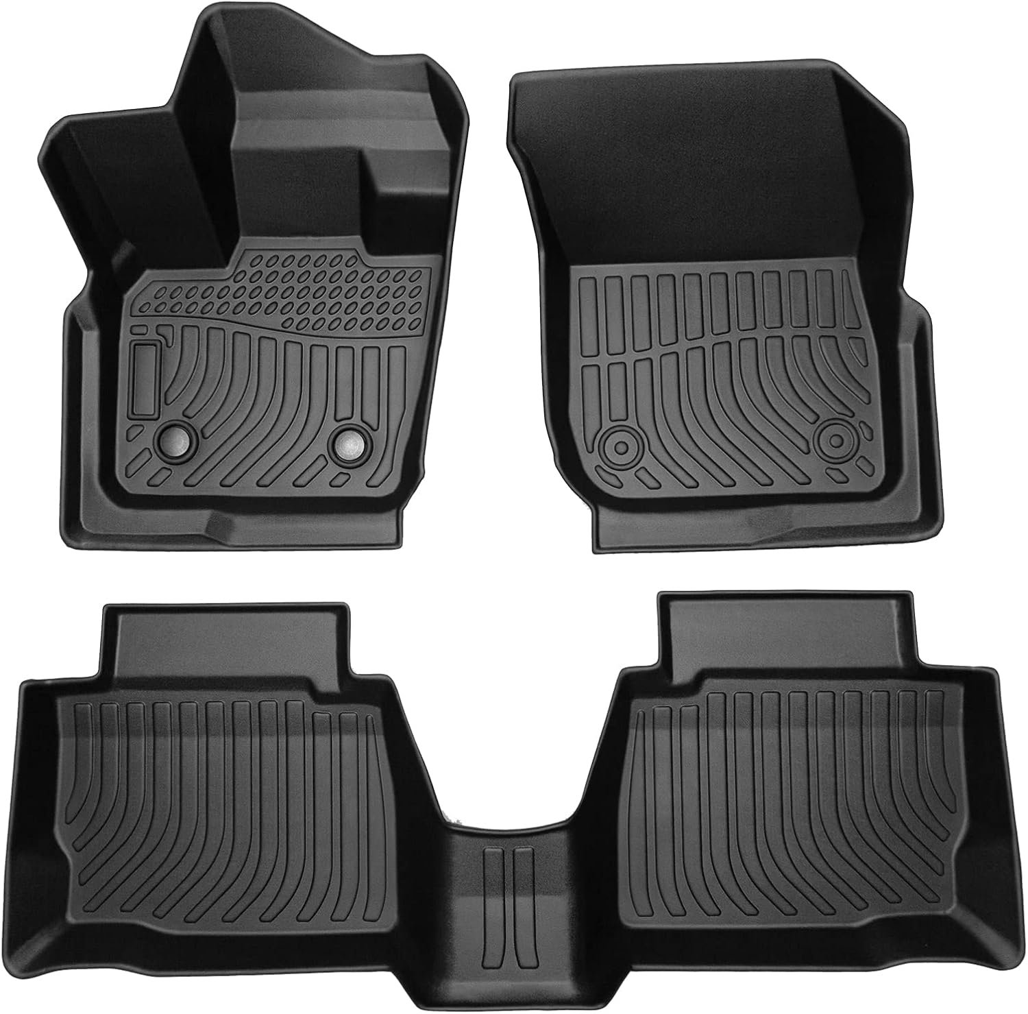 b0cktd3njf 10 All-Weather TPE Rubber Car Floor Mats Compatible with 2014 2015 Nissan Altima, Custom Fit Full Car Carpet Liners Set (Bl