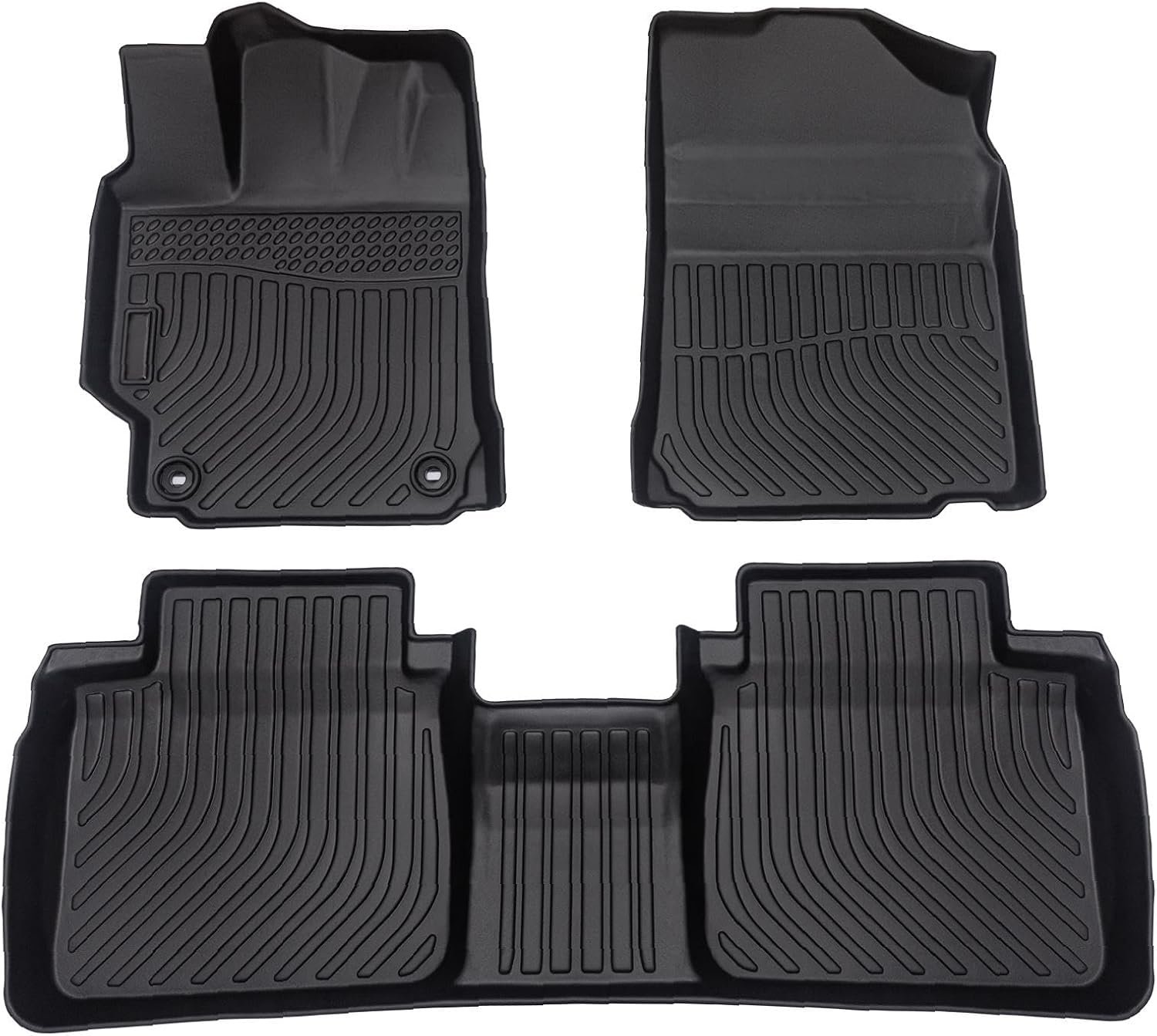 b0cktd3njf 4 All-Weather TPE Rubber Car Floor Mats Compatible with 2014 2015 Nissan Altima, Custom Fit Full Car Carpet Liners Set (Bl