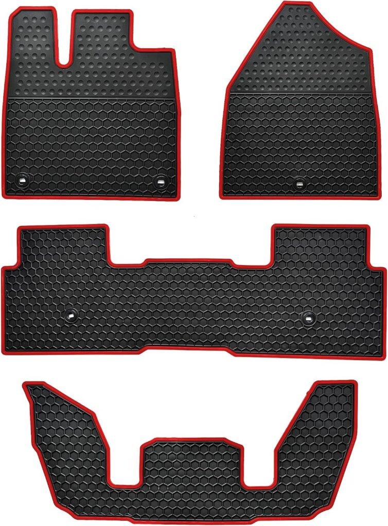 Car Floor Mats for Honda Pilot 2016-2022 Rubber Liners